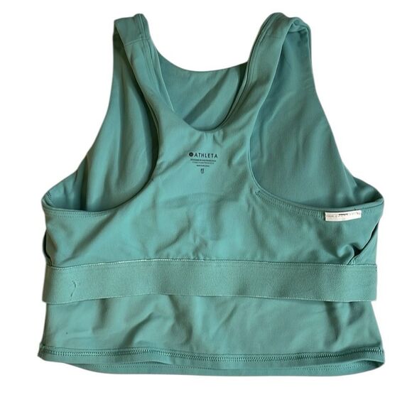 Athleta Cornflower Tea Blue Conscious Cropped Tank Top - Picture 6 of 8
